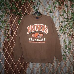 XL - Vintage Y2K Cleveland Browns Helmet NFL 90s sweatshirt